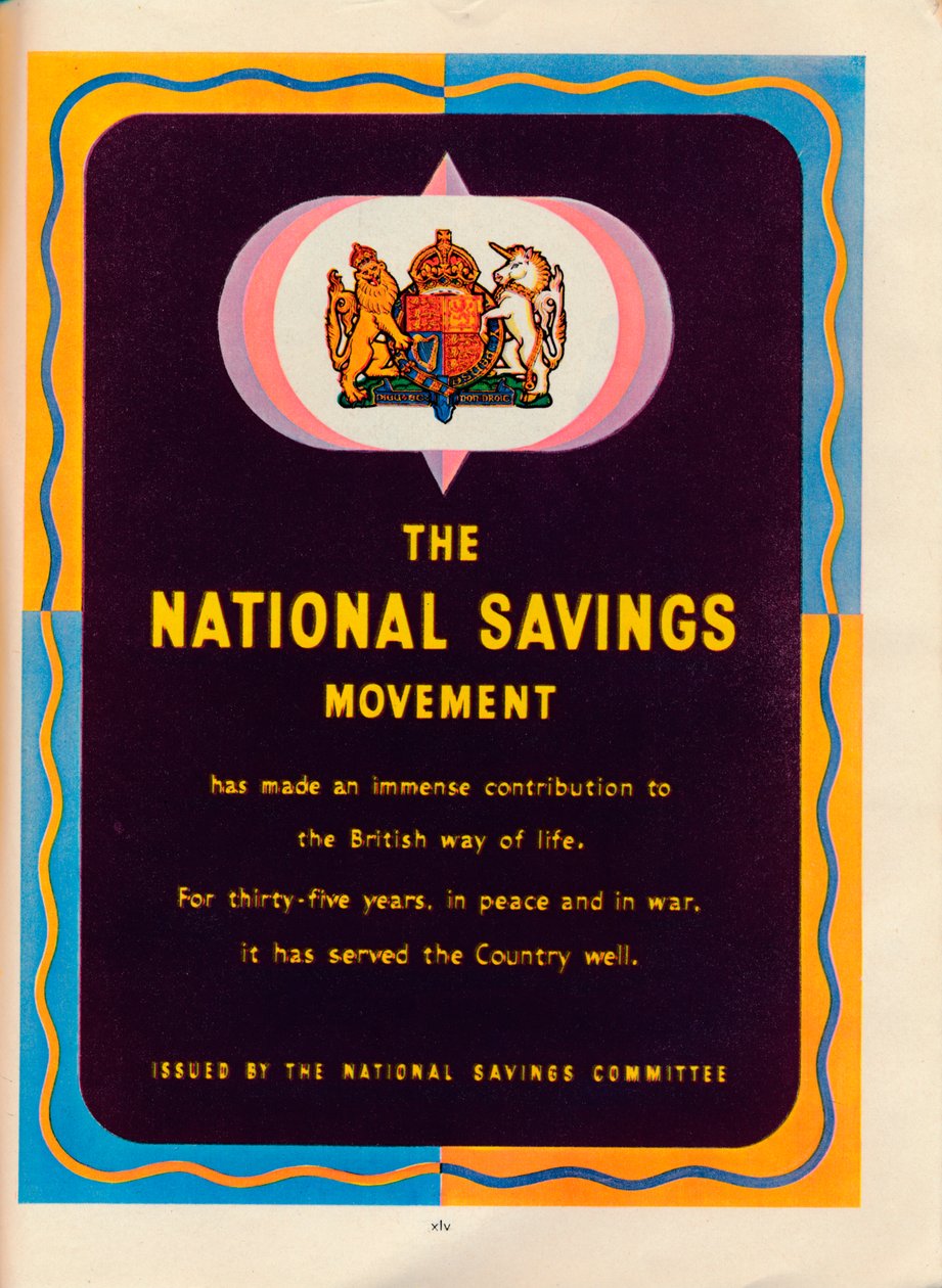 Die Nationale Sparbewegung, 1951 von Unbekannt