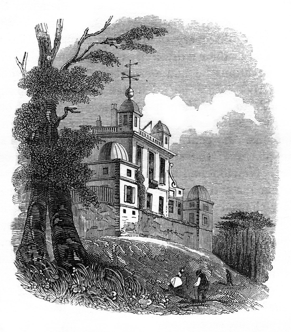Das Observatorium in Greenwich, 1836 von Unbekannt