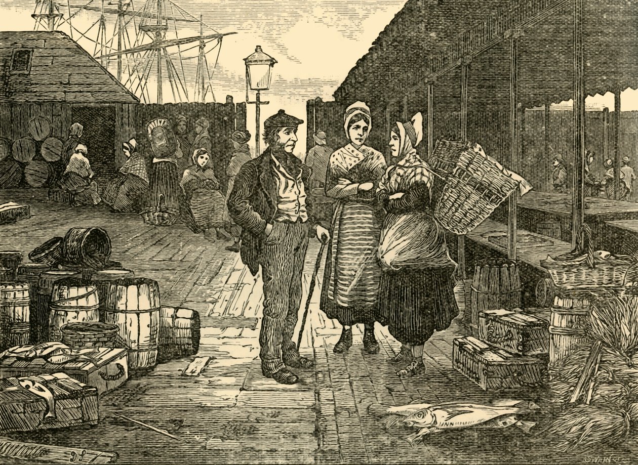 Der alte Fischmarkt, 1898 von Unbekannt