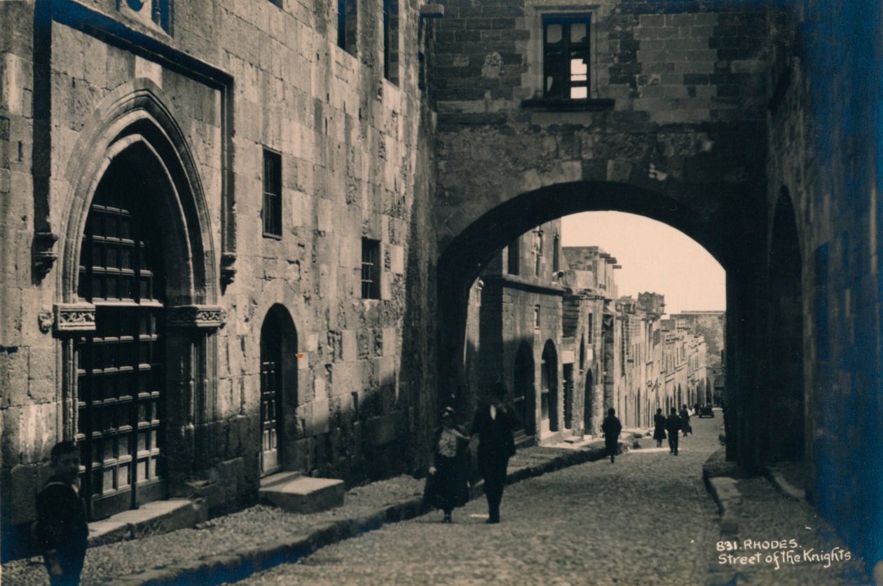 Die Altstadt von Rhodos, Griechenland, 1936 von Unbekannt