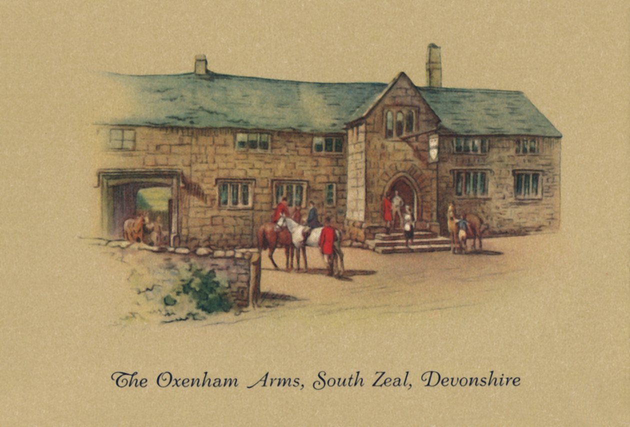 The Oxenham Arms, South Zeal, Devonshire von Unbekannt
