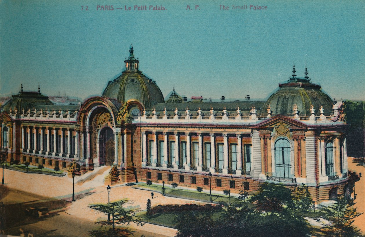Das Petit Palais, Paris von Unbekannt