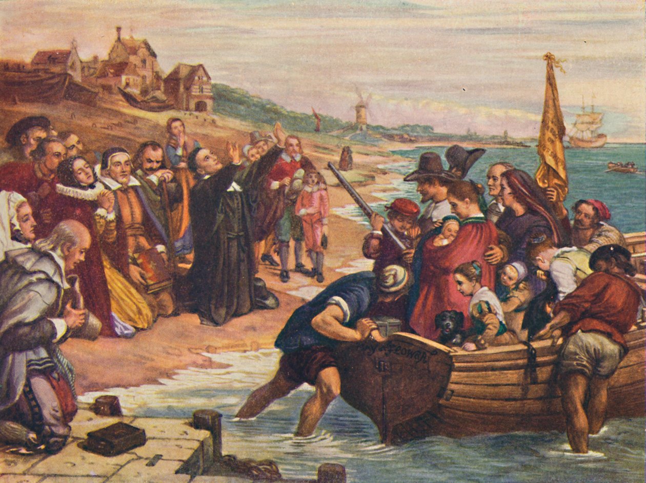 Die Pilgerväter, 1916 von Unbekannt