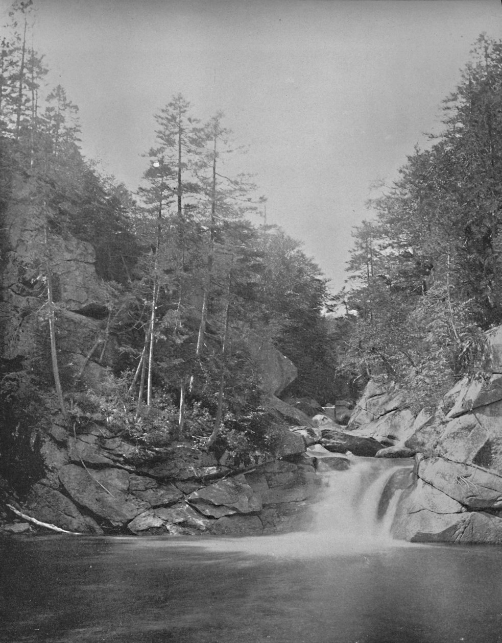 Der Pool, Franconia Range, Weiße Berge, ca. 1897 von Unbekannt