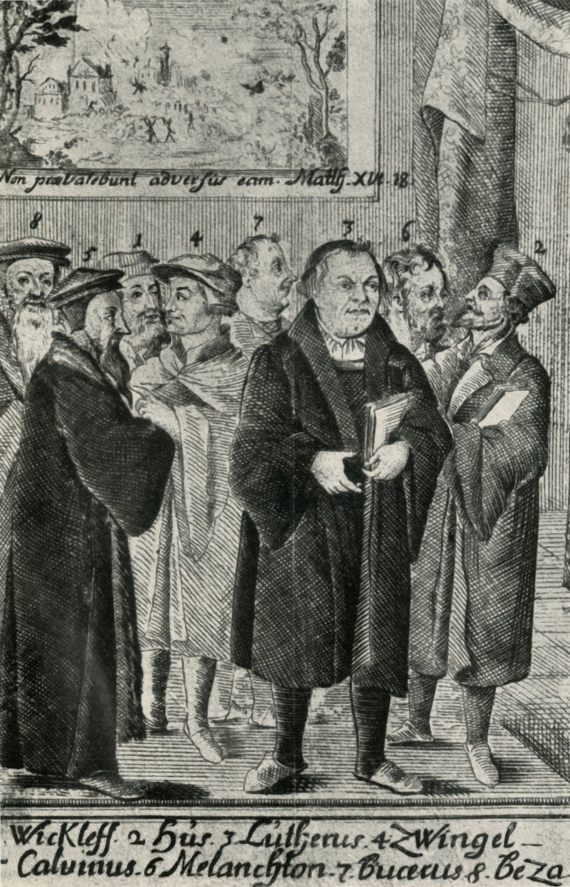 Die Reformatoren, 16. Jahrhundert von Unbekannt