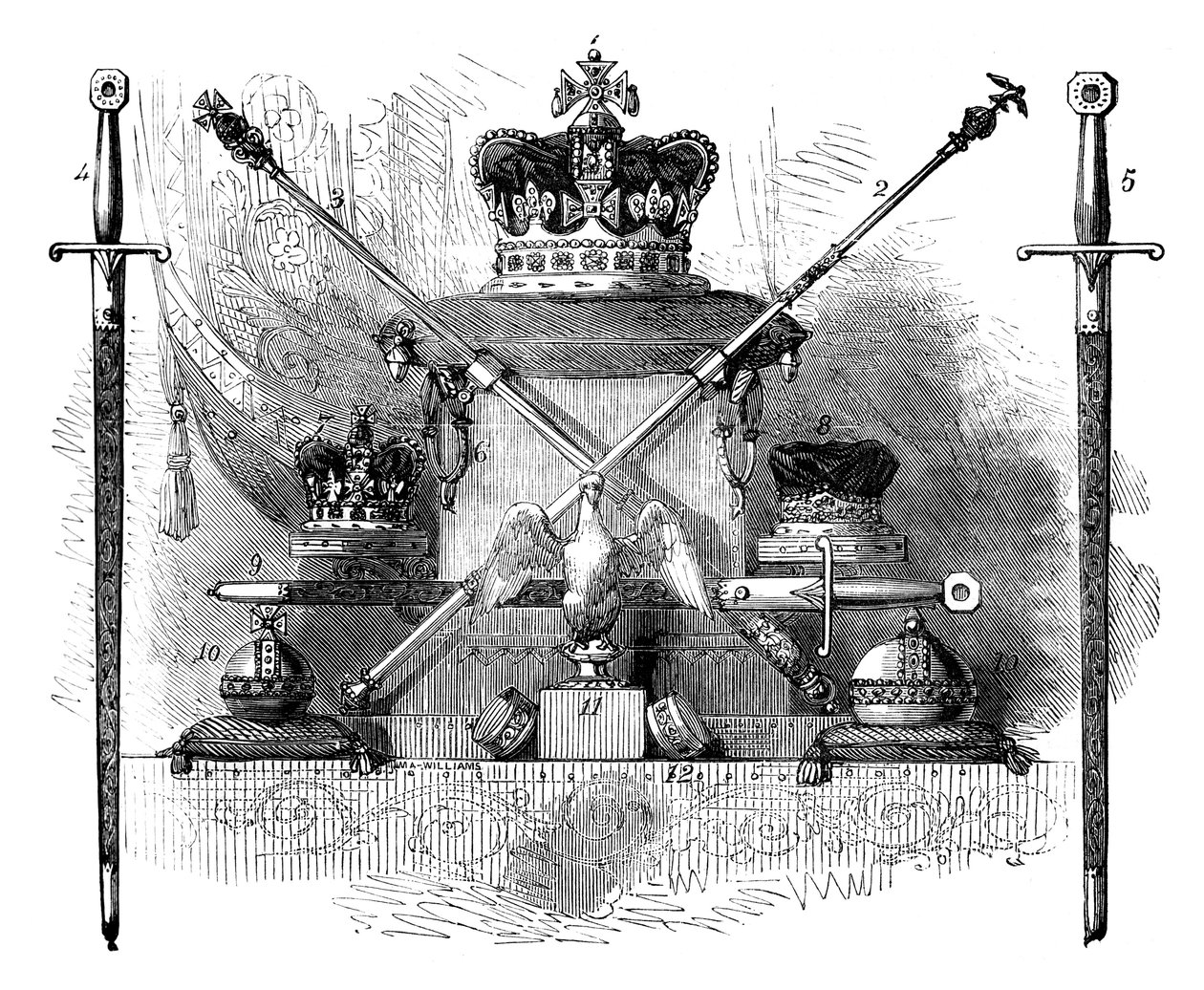 Die Insignien Englands von Unbekannt