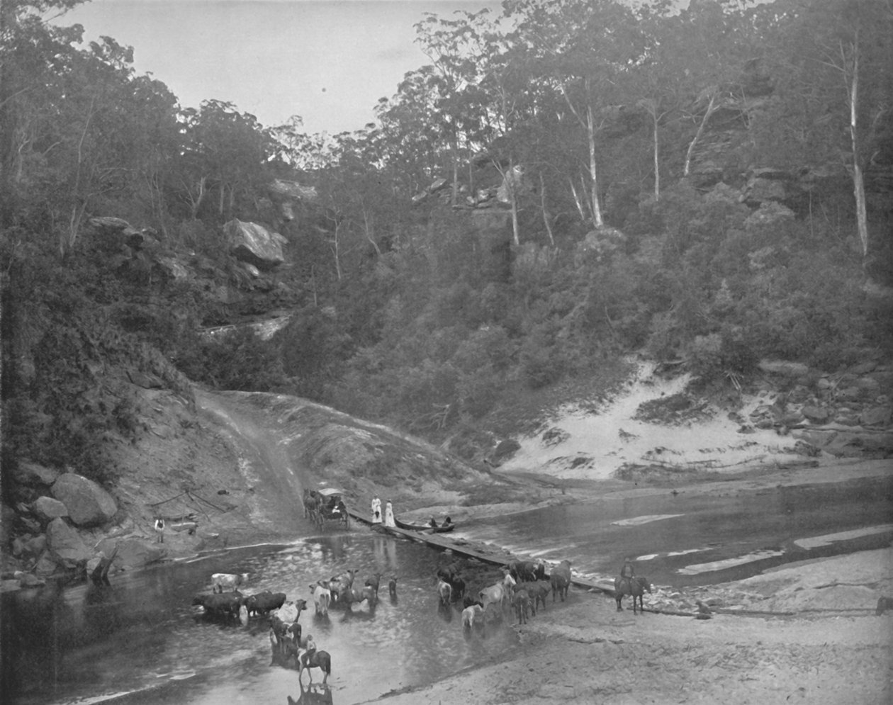 Der Richmond River, 19. Jahrhundert von Unbekannt