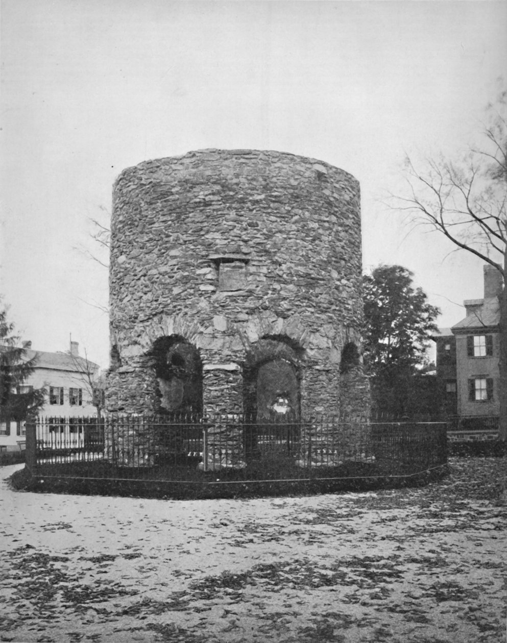 Der Runde Turm in Newport von Unbekannt