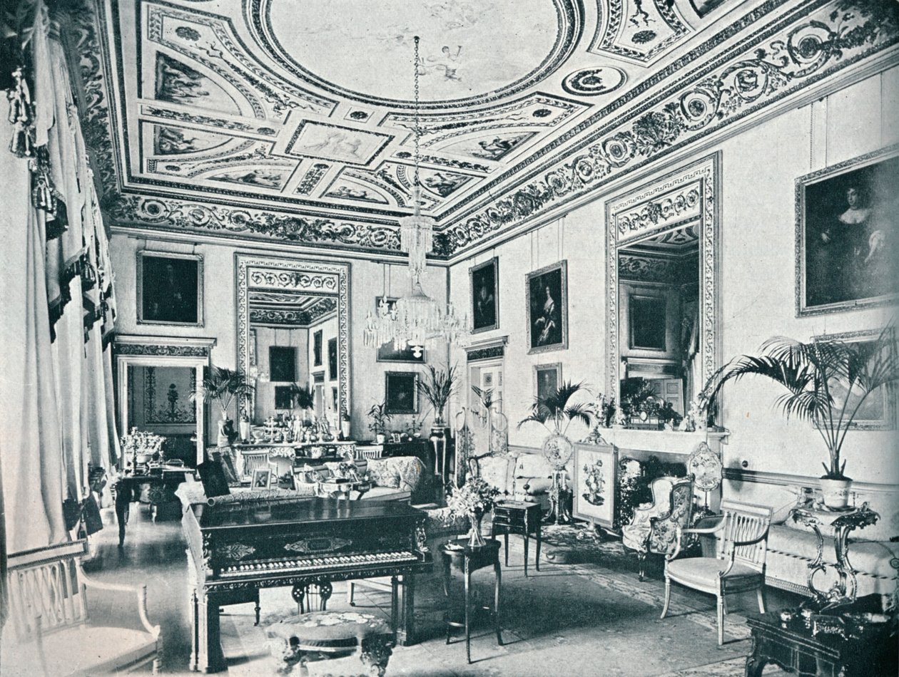 Der Salon, Avington von Unbekannt