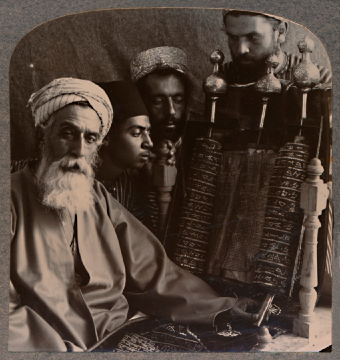 Der Samariter Hohepriester als Pädagoge, um 1900 von Unbekannt