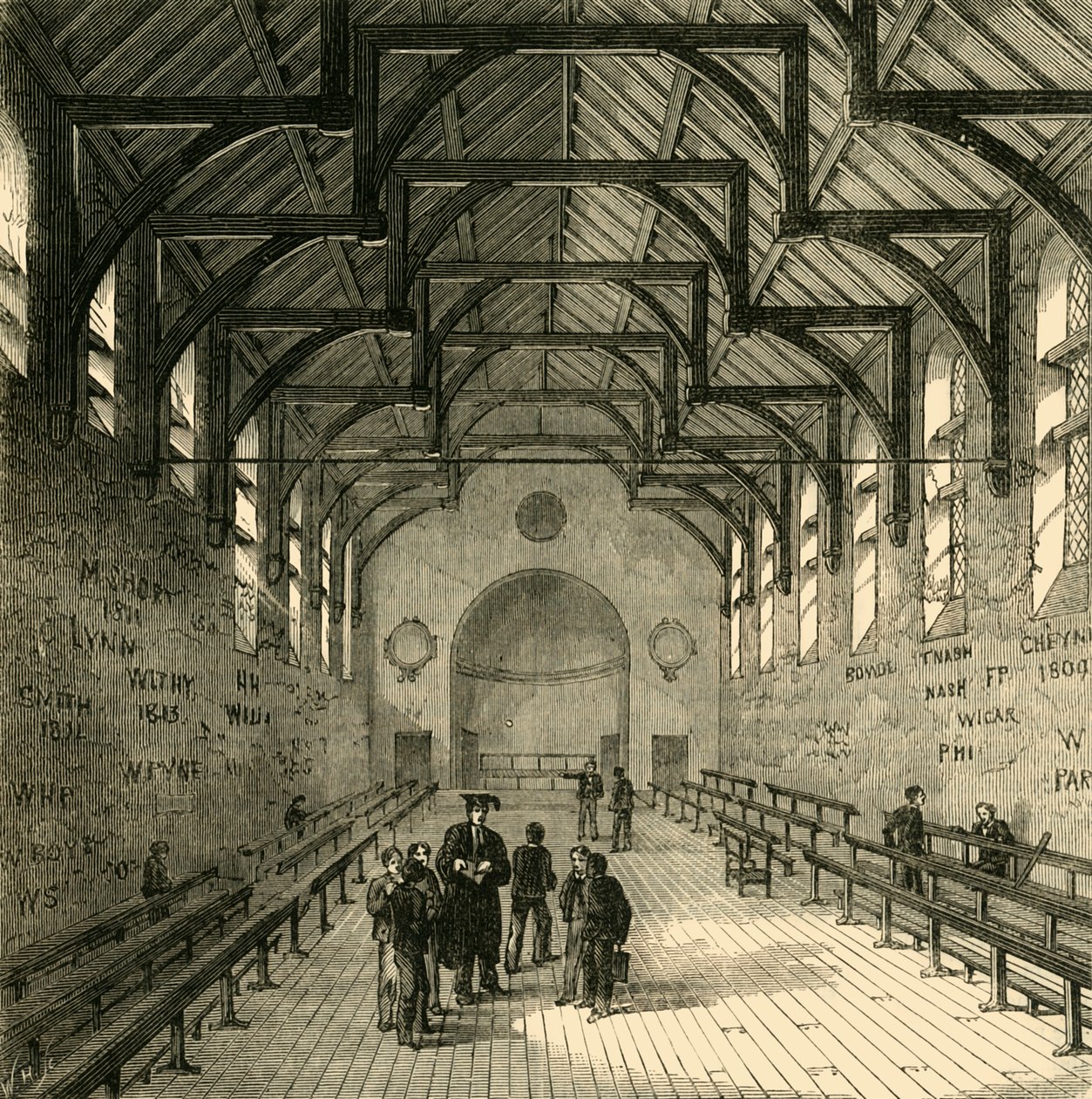 Das Klassenzimmer, 1881 von Unbekannt