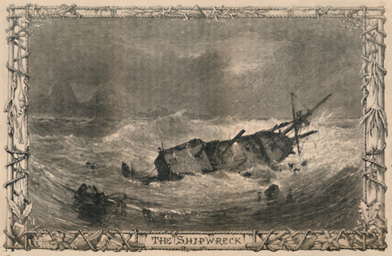 Das Schiffswrack von Unbekannt