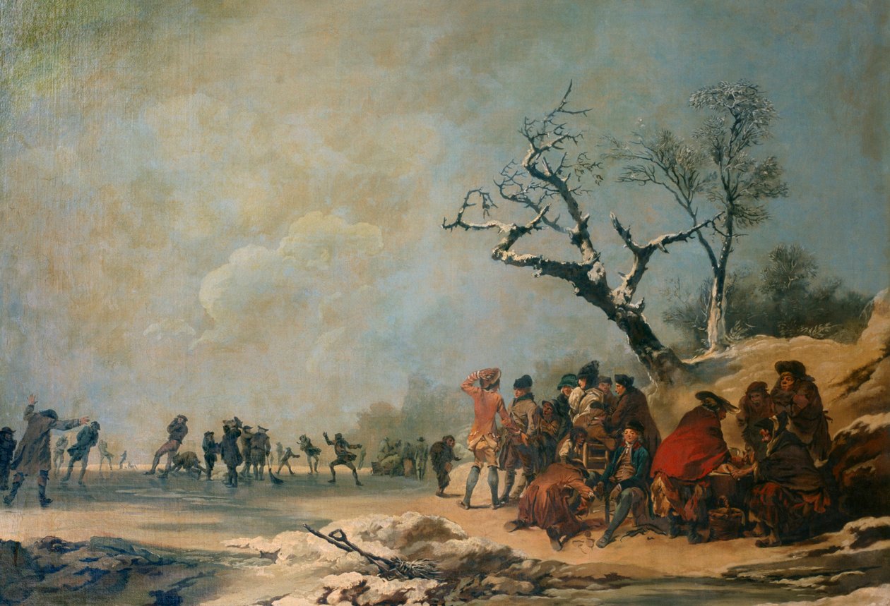 Die Schlittschuhläufer von Unbekannt