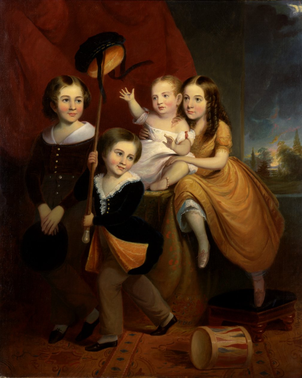 Die Stephens-Kinder, ca. 1845 von Unbekannt