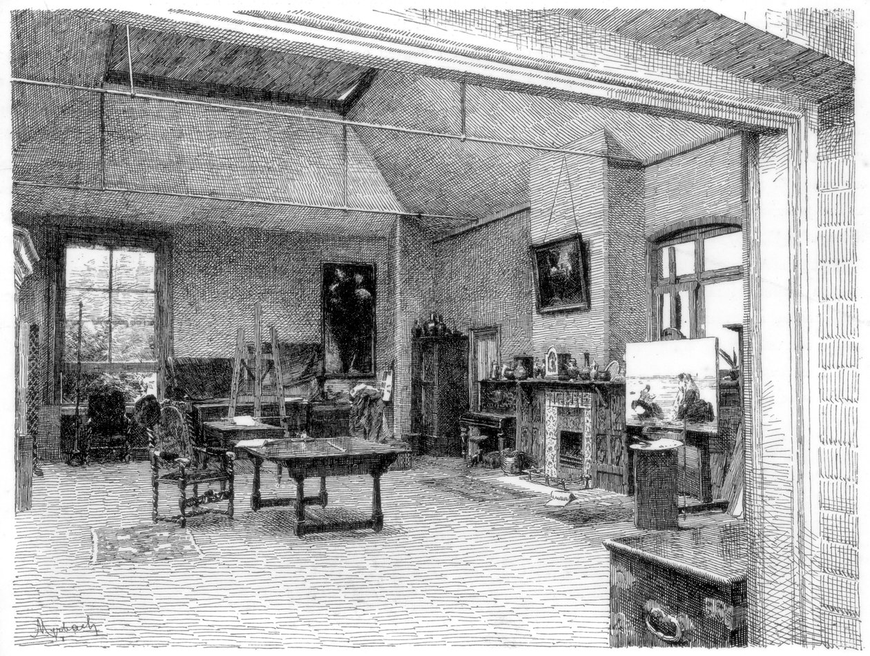 Das Studio, Ost, um 1880-1882 von Unbekannt