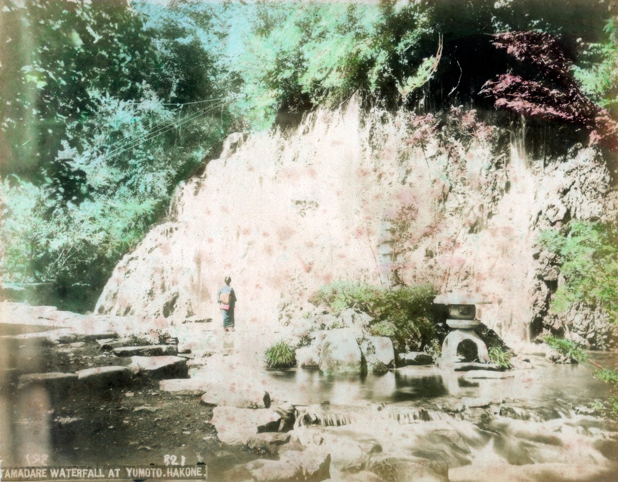 Die Tamadare-Fälle, Yumoto, Hakone, Japan von Unbekannt