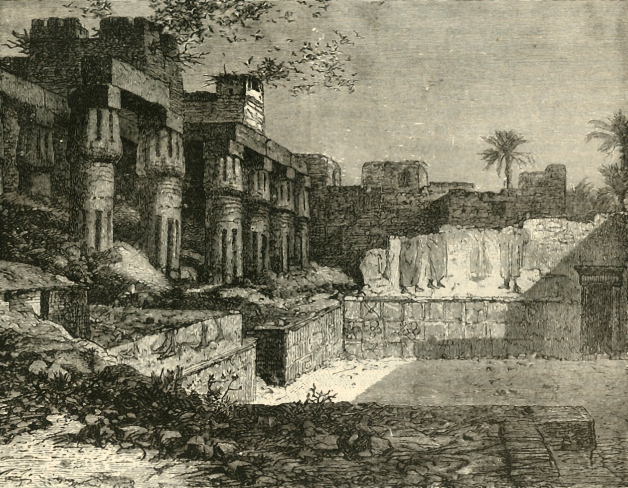 Der Tempel von Luxor von Unbekannt