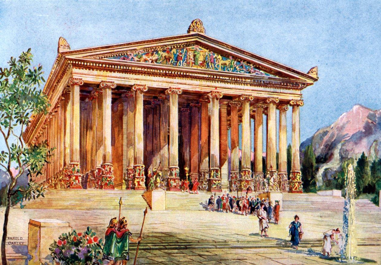 Der Tempel der Artemis, Ephesus, Türkei, 1933-1934 von Unbekannt