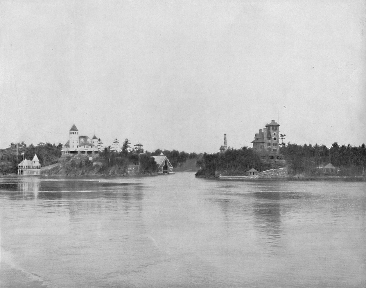 Die Tausend Inseln des St. Lawrence, ca. 1897 von Unbekannt