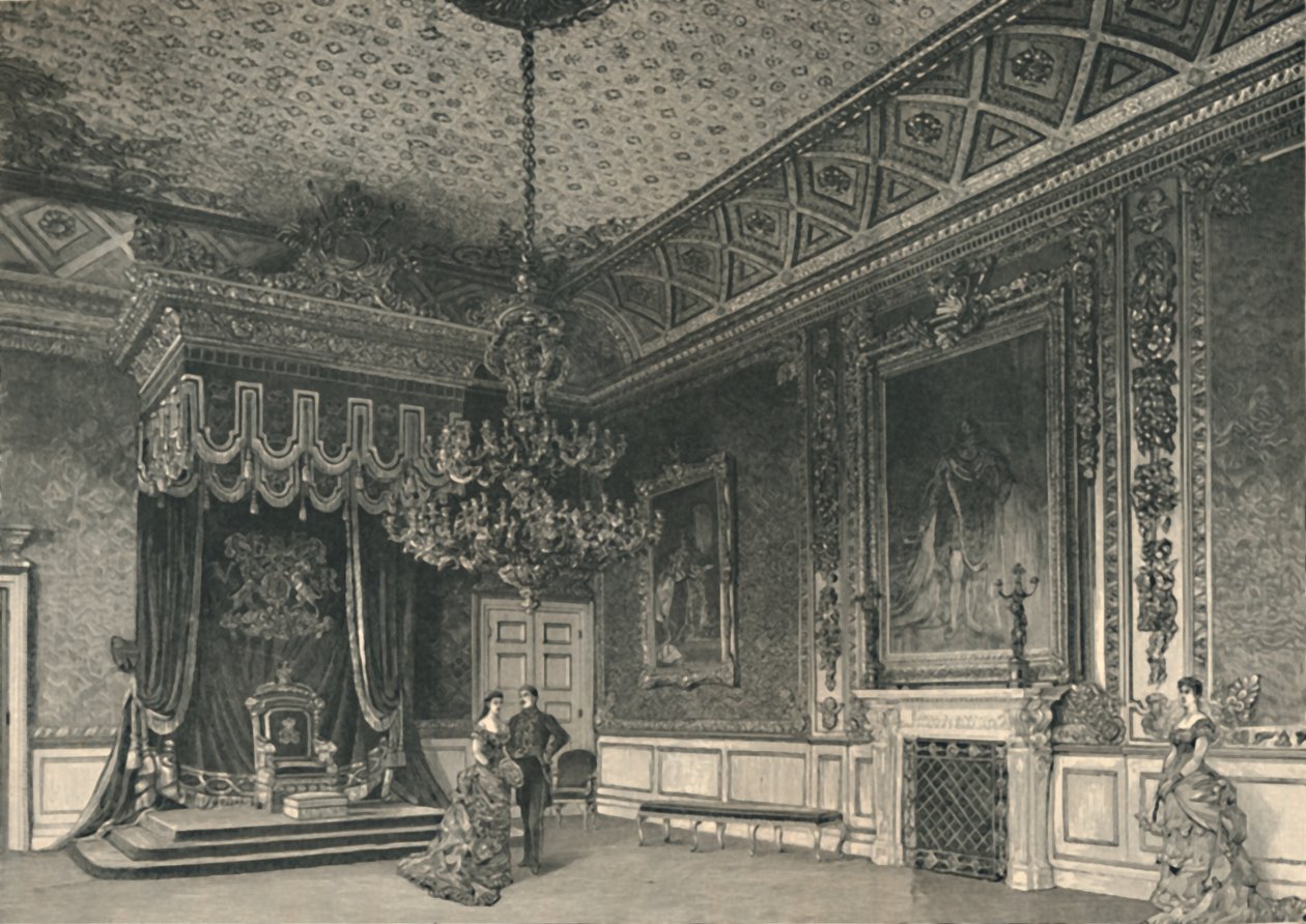 Der Thronsaal, 1886 von Unbekannt