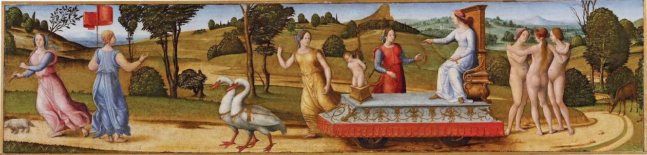 Der Triumph der Keuschheit, ca. 1500 von Unbekannt