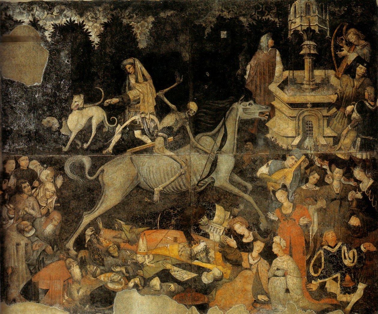 Der Triumph des Todes, ca. 1445-1447 von Unbekannt