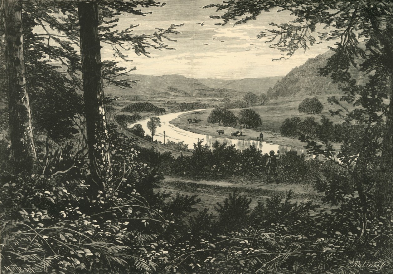 Das Tal von Avoca, 1898 von Unbekannt