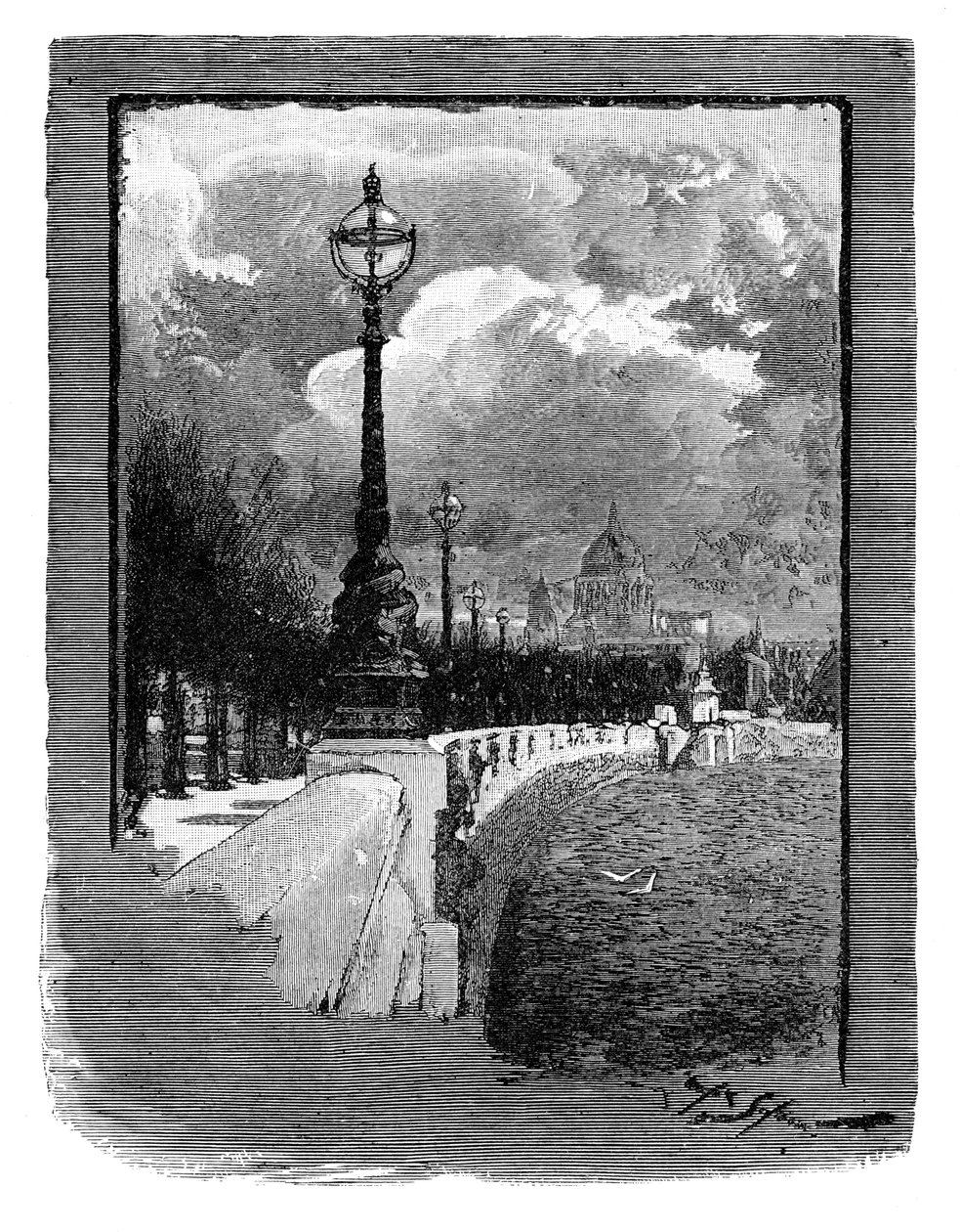 Der Victoria Embankment, London von Unbekannt