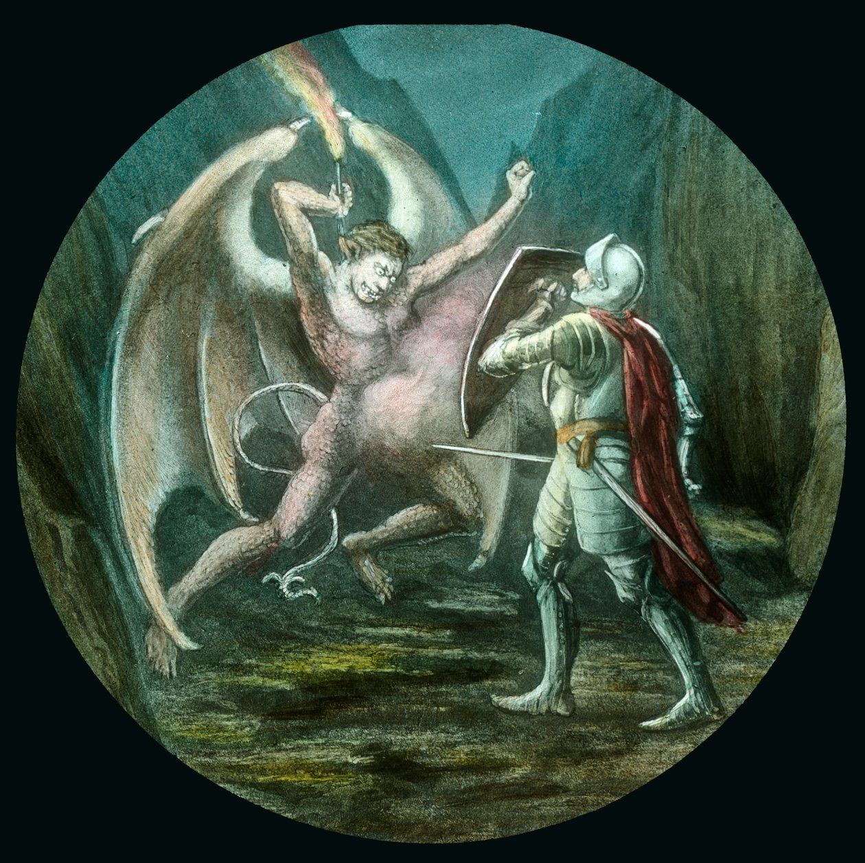 Der Angriff, um 1910 von Unbekannt