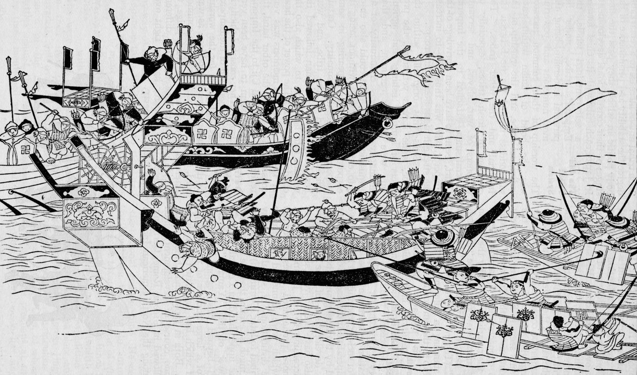 Der versuchte mongolische Einfall in Japan, 1281 von Unbekannt