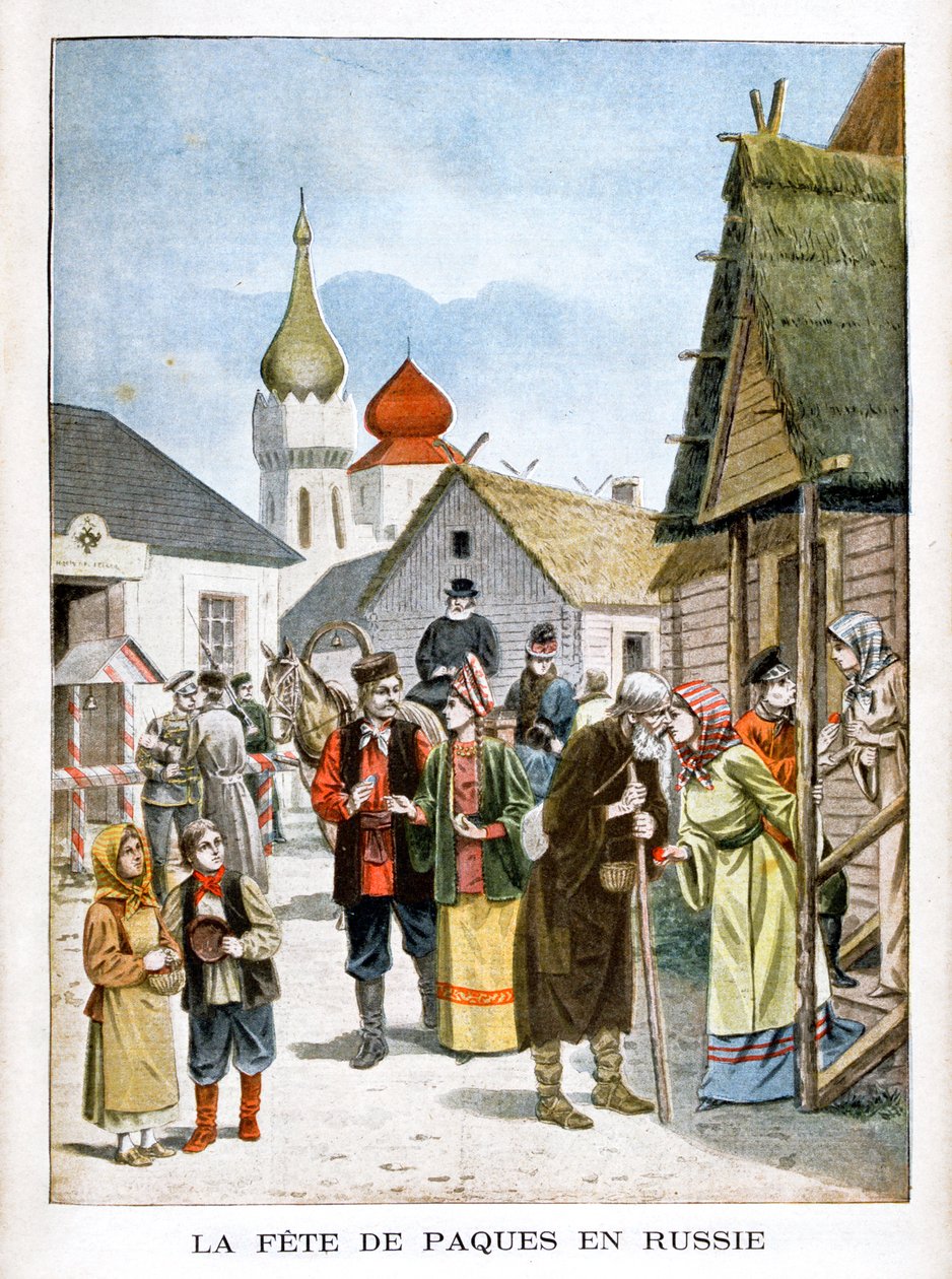 Das Fassfest, Russland, 1901 von Unbekannt