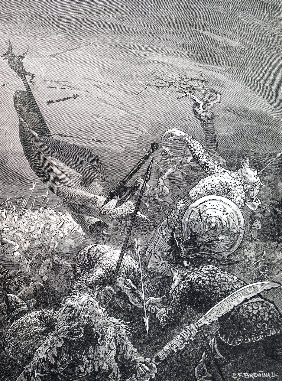 Der Tod von König Harold Godwinson von Unbekannt