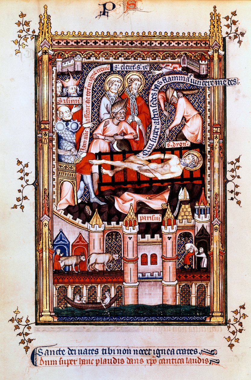 Das Martyrium des Heiligen Denis von Unbekannt