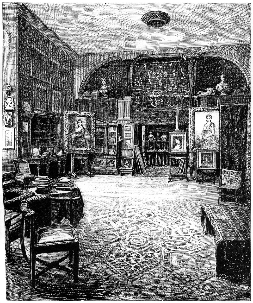 Das Atelier von Sir Frederic Leighton von Unbekannt