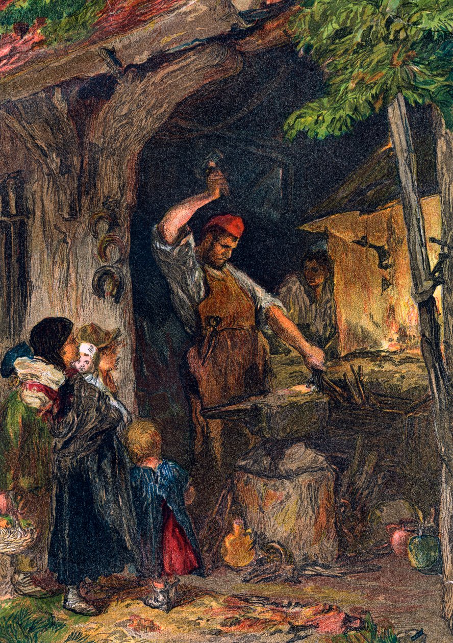 Der Dorfschmied von Unbekannt