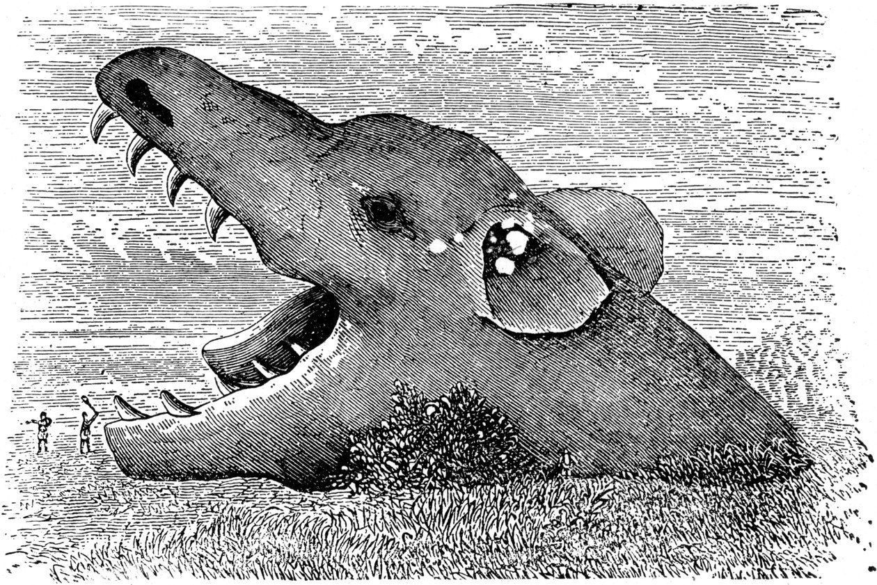 Der Wolf Fenris der skandinavischen Mythologie, 19. Jahrhundert von Unbekannt