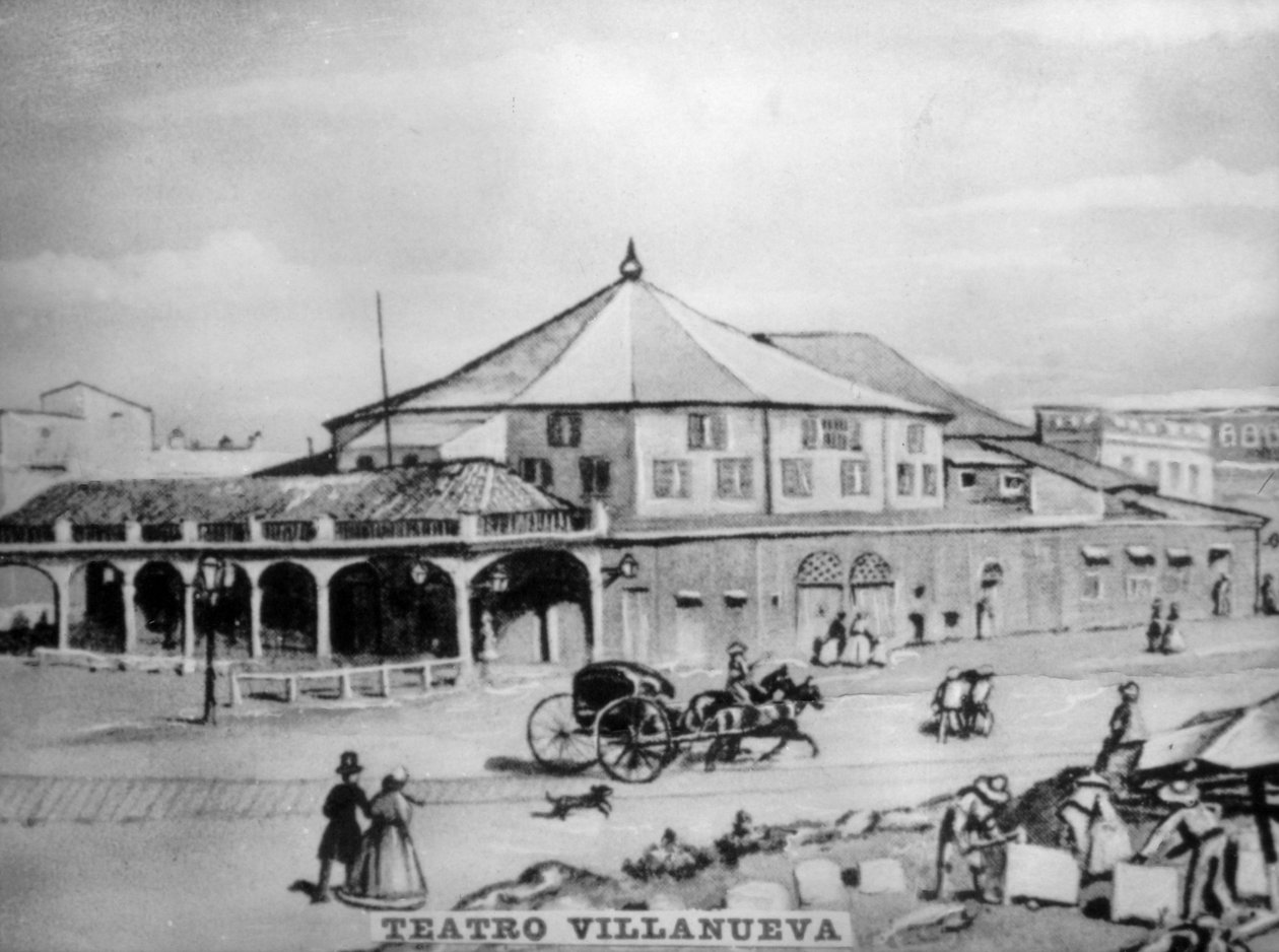 Theater Villanueva, 1869, 1920er Jahre von Unbekannt