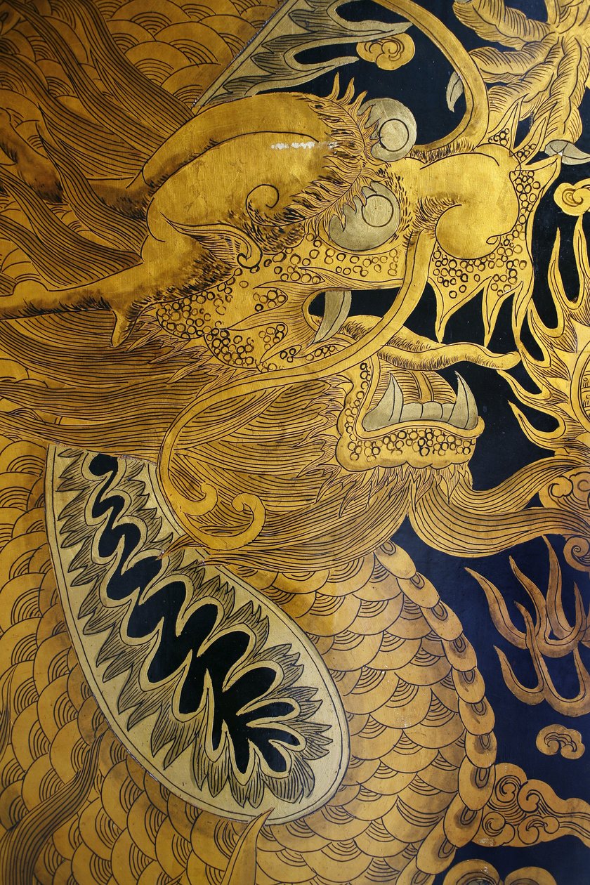 Thian Hock Keng Tempeltür von Unbekannt