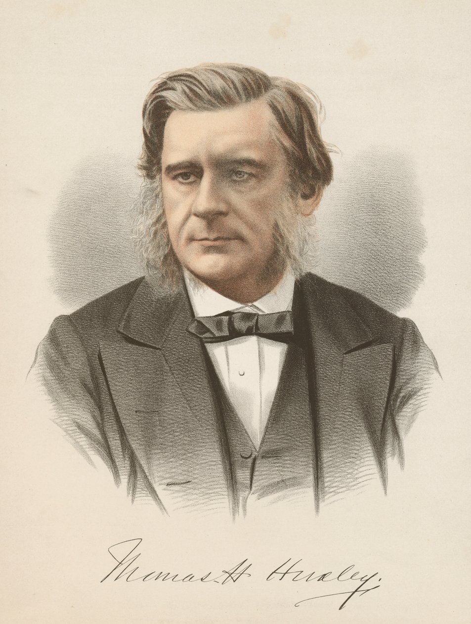 Thomas Henry Huxley, englischer Biologe, um 1880 von Unbekannt