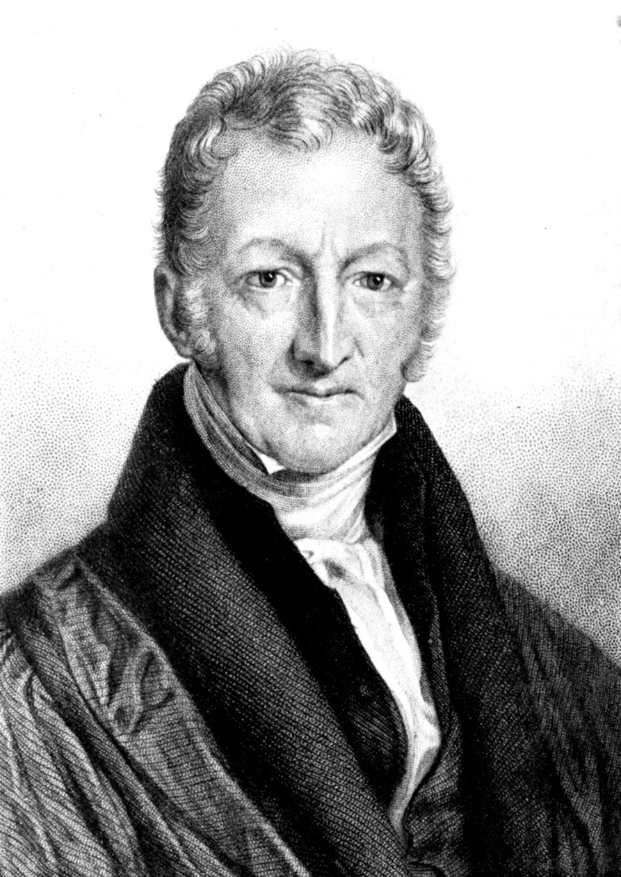Thomas Robert Malthus, englischer Ökonom und Geistlicher von Unbekannt