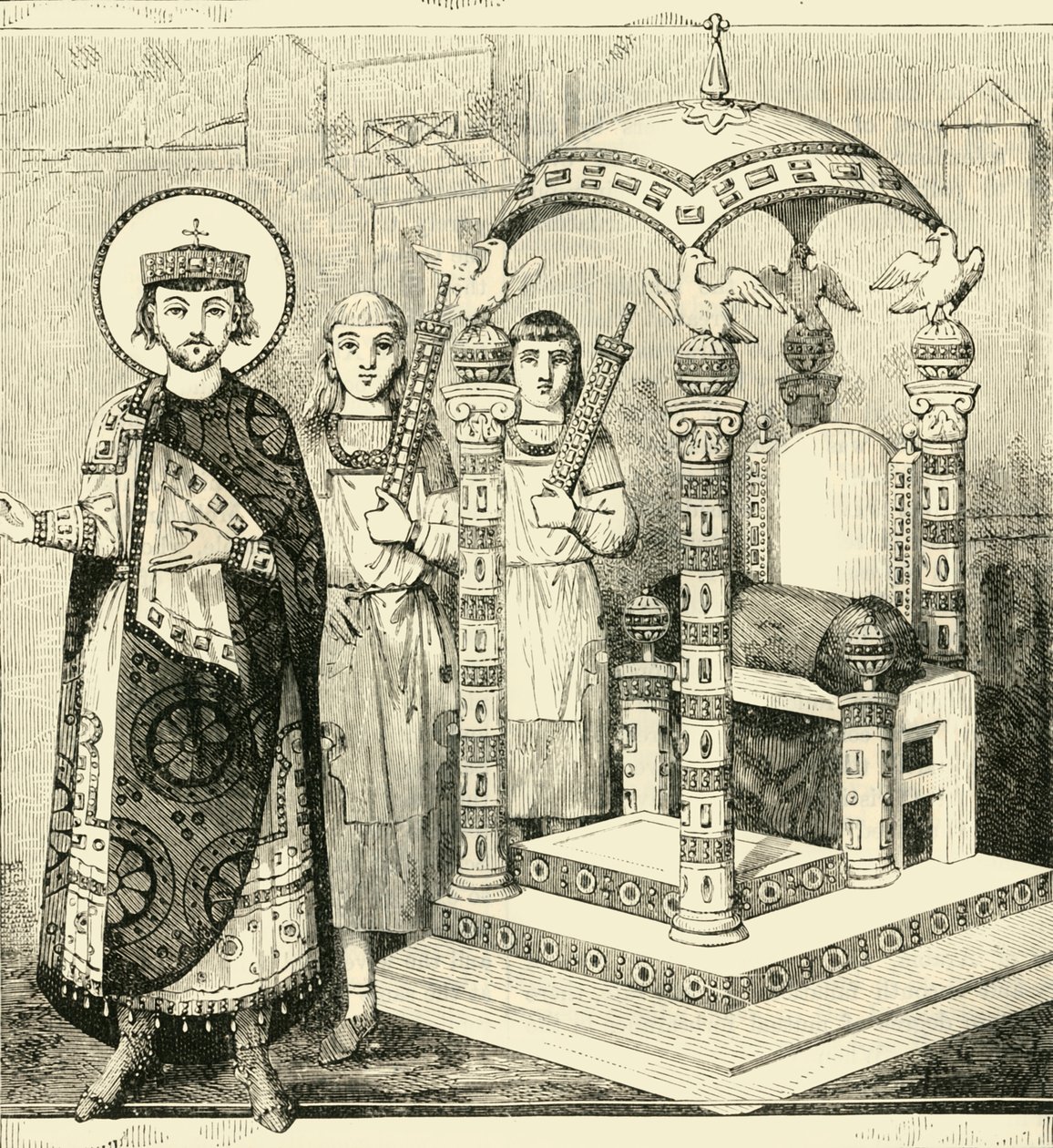Thron der byzantinischen Kaiser, 1890 von Unbekannt