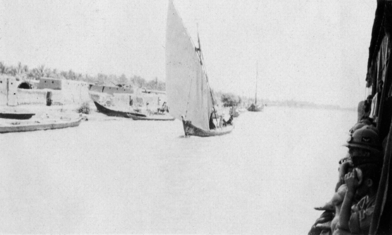 Tigris-Fluss, Bagdad, Irak, 1917-1919 von Unbekannt