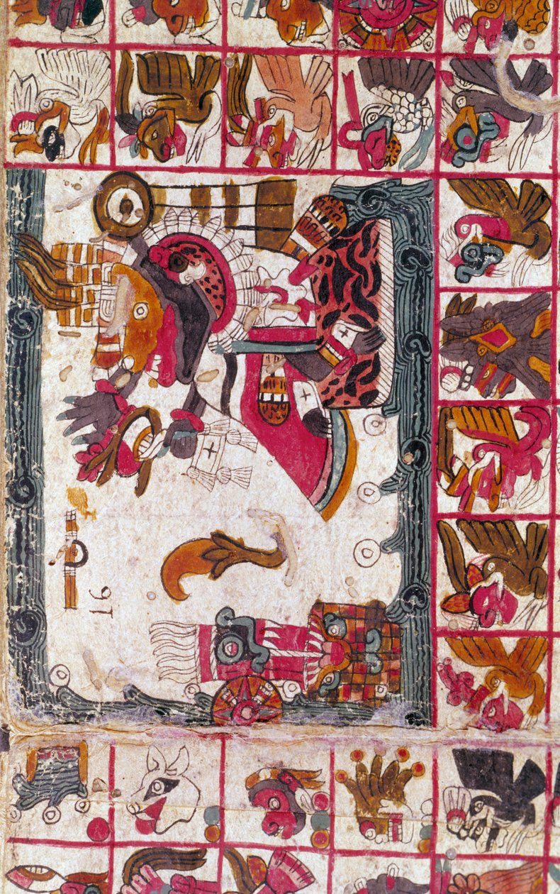 Tonalamatl Aubin, Folio 16, 15. Jahrhundert von Unbekannt