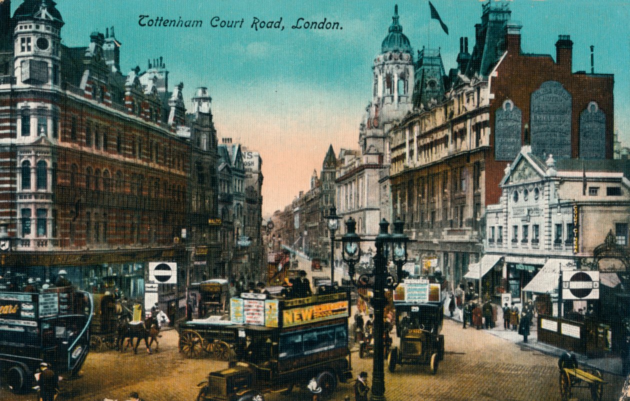 Tottenham Court Road, London, 1915 von Unbekannt
