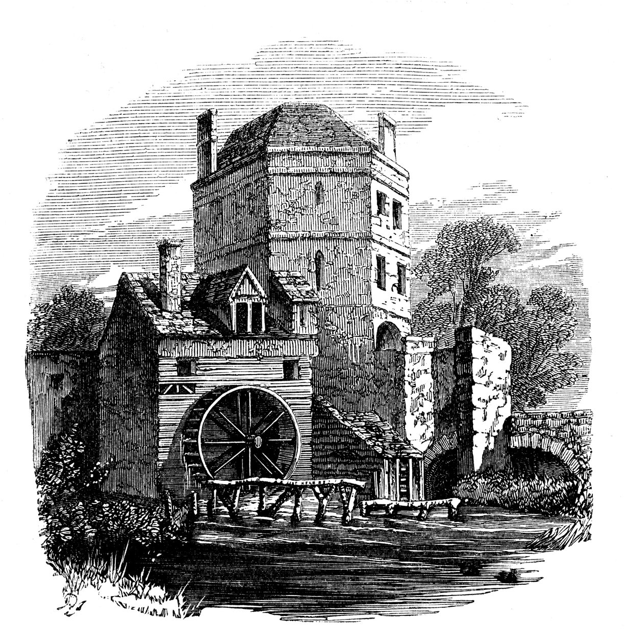 Turm des Franziskanerklosters, Oxford von Unbekannt
