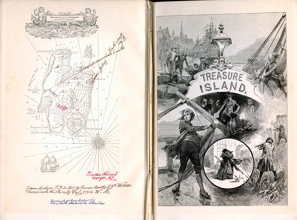 Die Schatzinsel, von Robert Louis Stevenson von Unbekannt