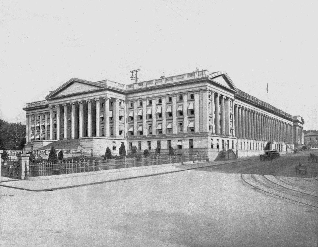 Treasury Building, Washington DC, USA, ca. 1900 von Unbekannt