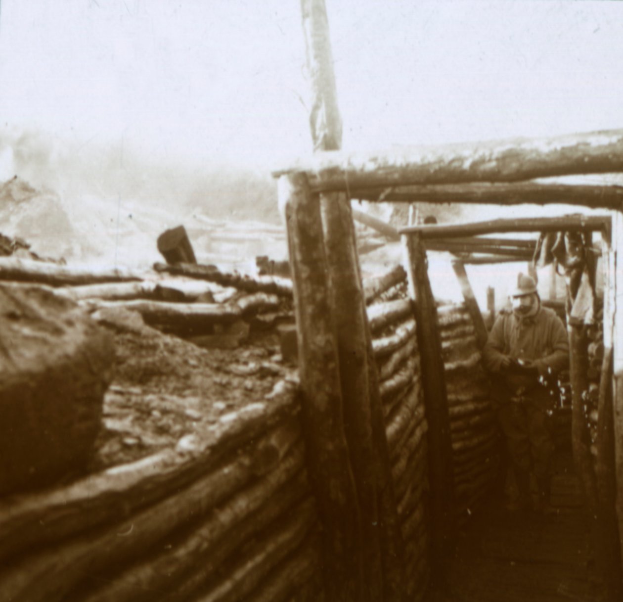 Schützengräben, Artois, Nordfrankreich, ca. 1914-1918 von Unbekannt