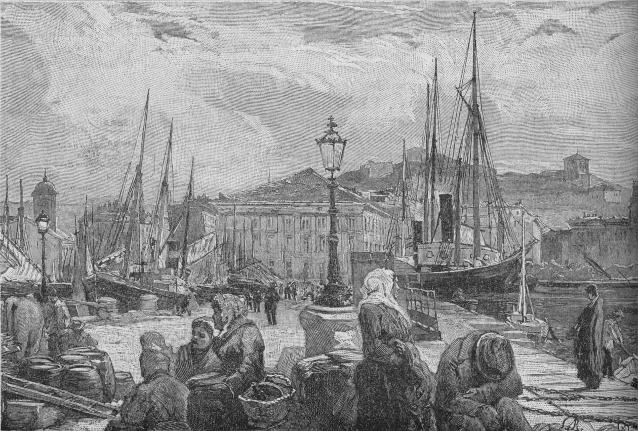 Hafen von Triest von Unbekannt