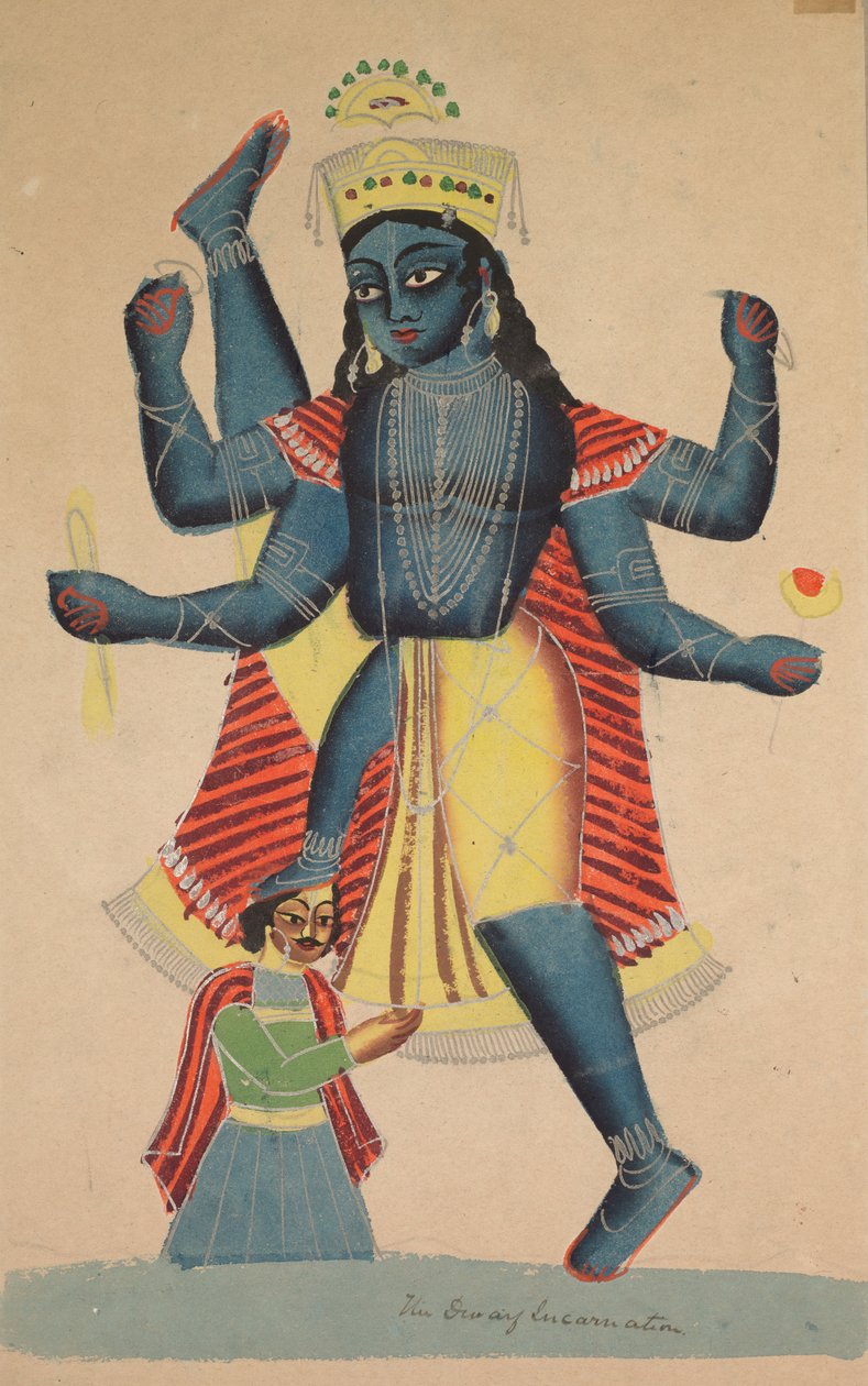 Trivikramapada Drei Schritte von Vishnu, 1800er von Unbekannt